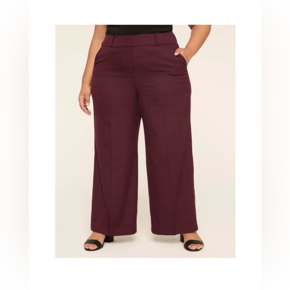 Lane Bryant The Perfect Drape, High Rise, Wide Leg Pant